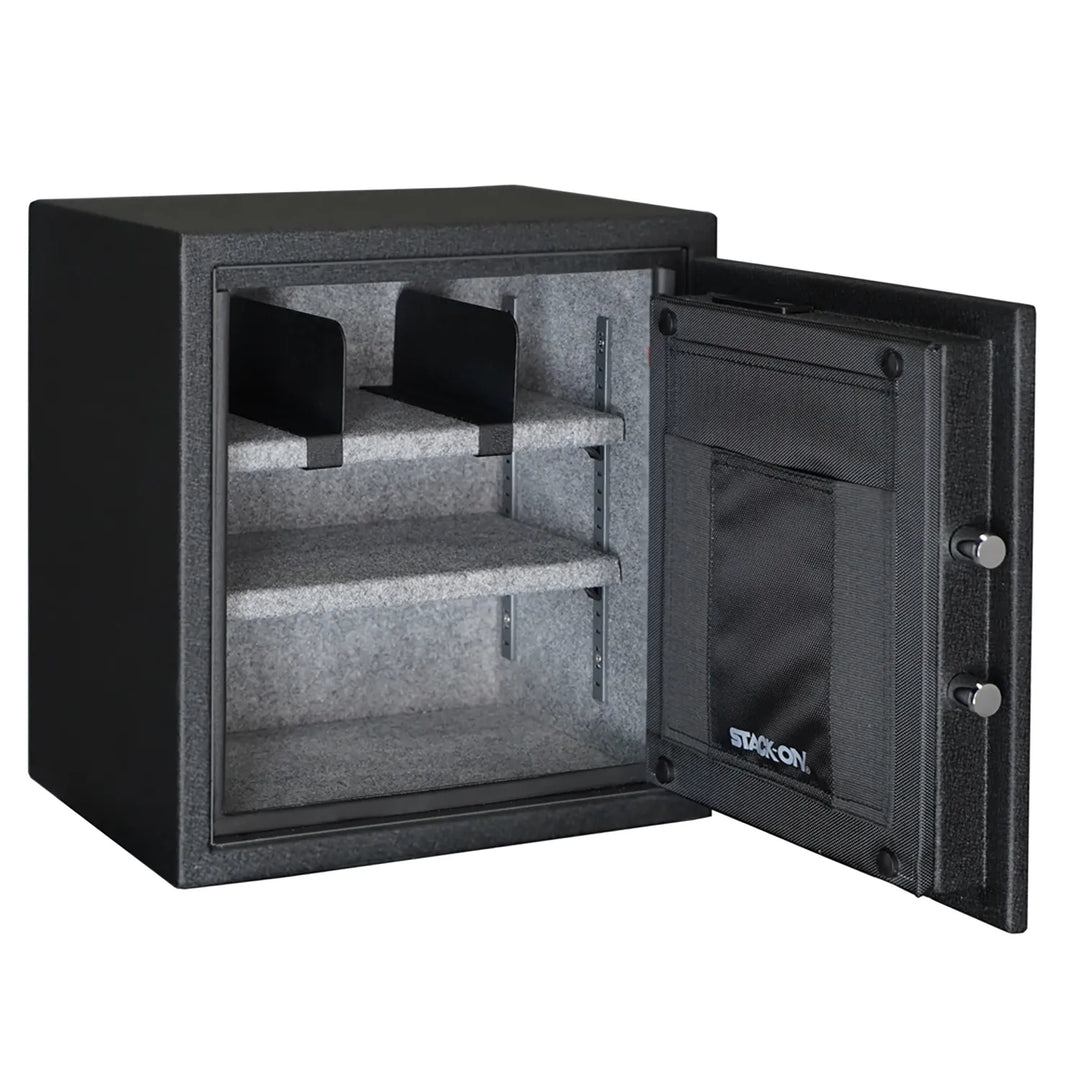 Stack-On Medium Fireproof & Waterproof Personal Safe with Electronic Lock