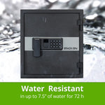 Load image into Gallery viewer, Stack-On Medium Fireproof &amp; Waterproof Personal Safe with Electronic Lock
