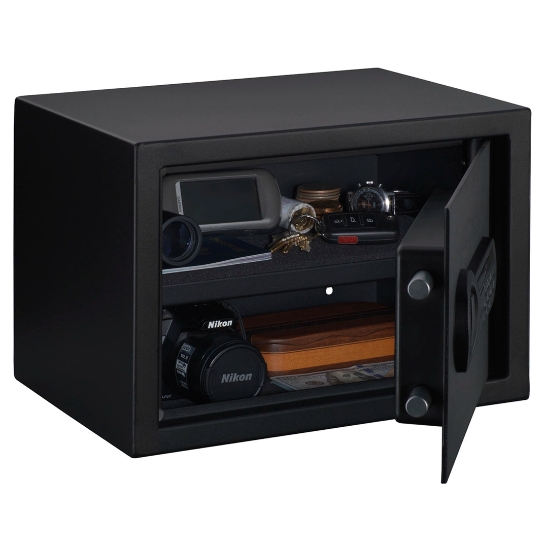 Stack-On Personal Safe with Electronic Lock – Interior Light, Backup Key