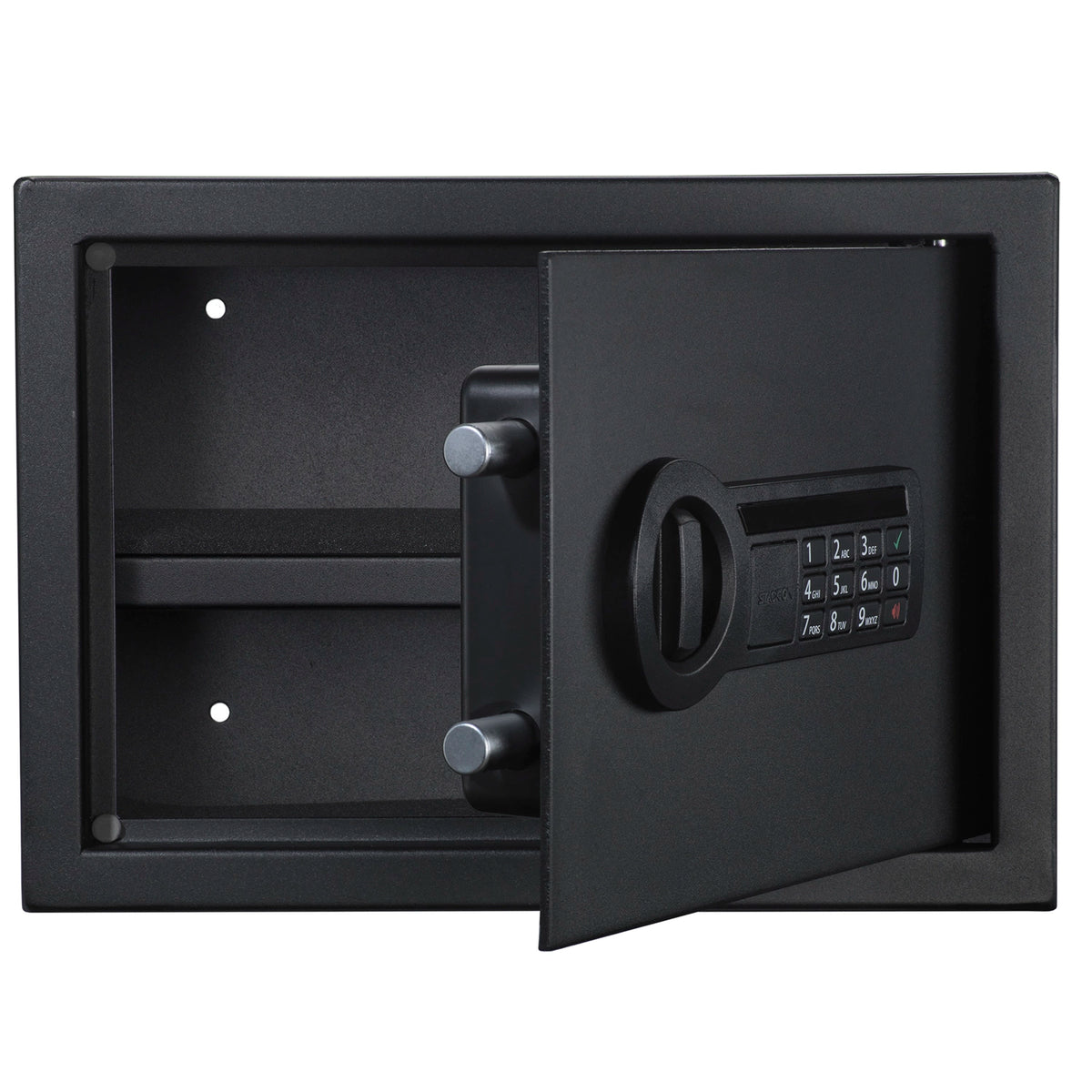 Stack on personal safe with electronic lock – interior light, backup key