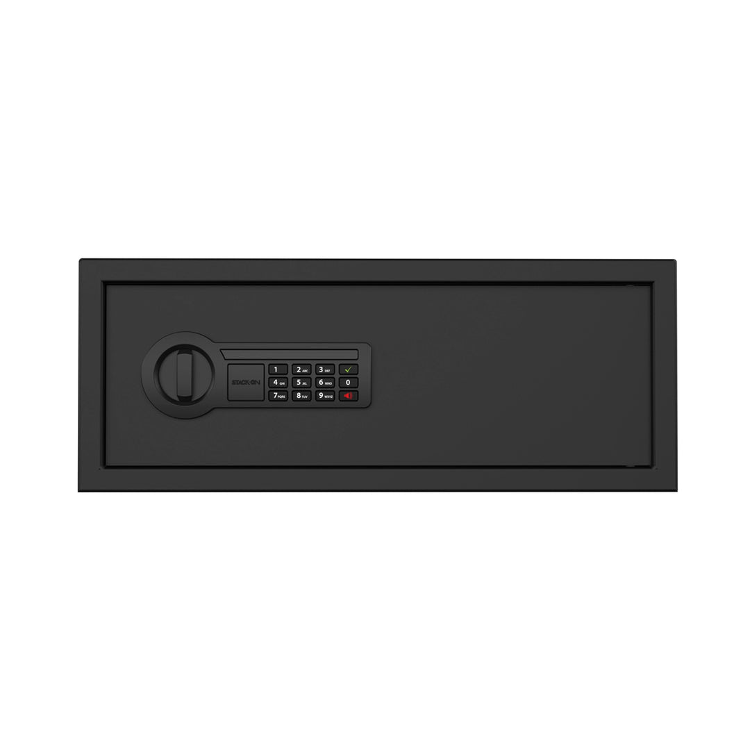 Stack-On Extra-Wide Personal Safe with Electronic Lock – Interior Light, Alarm