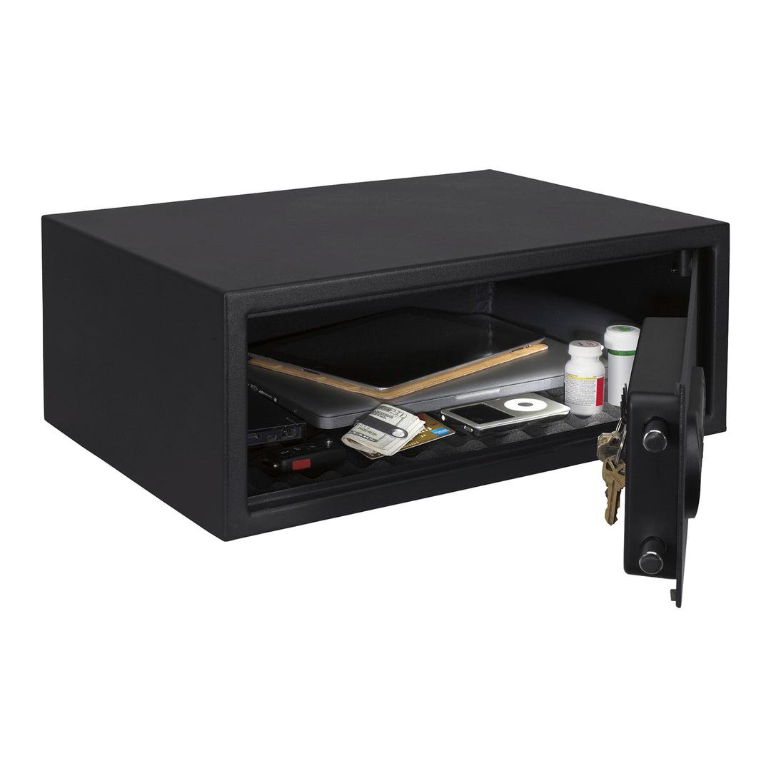 Stack-On Extra-Wide Personal Safe with Electronic Lock – Interior Light, Alarm