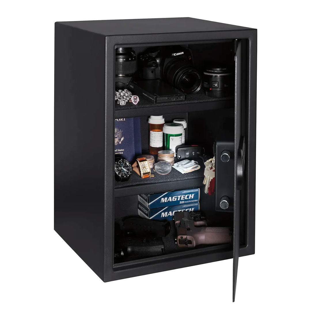 Stack-On Extra Large Personal Safe with Electronic Lock – Removable Shelves