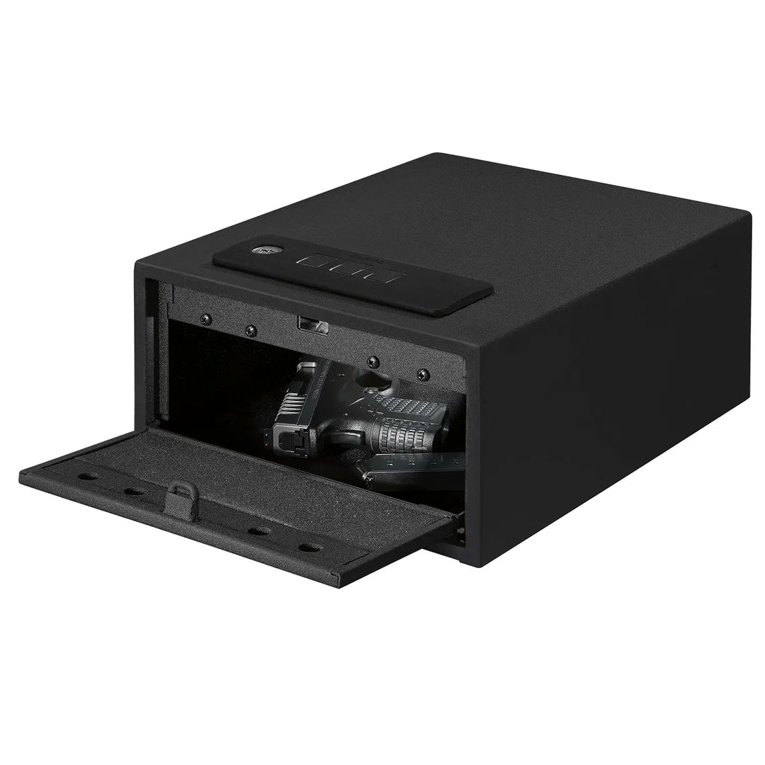 Stack-On Quick Access Handgun Safe with Electronic Lock – Medium Size