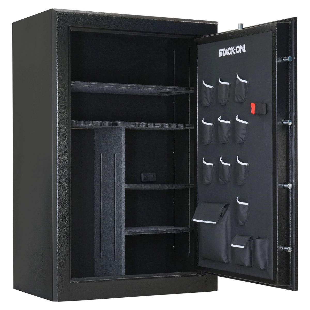 Stack on quick access safe with electronic lock (cj)