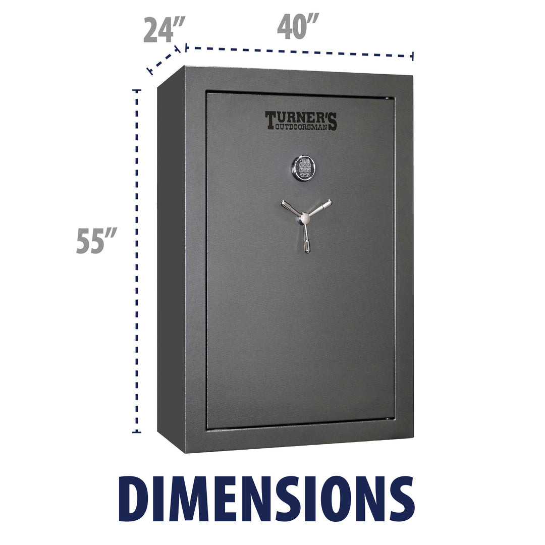 Cannon Force 64 + 9 Gun Fire-Resistant Safe