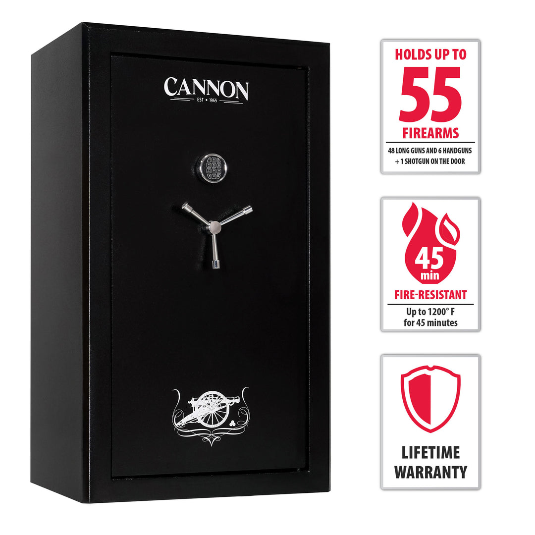 Cannon 48-Gun, 45 Min. Fire Rated Convertible Safe (CJ)