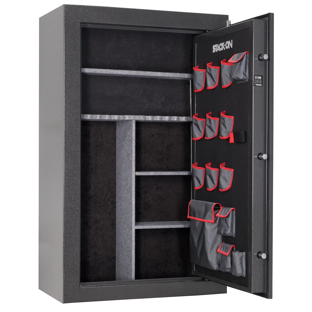 Stack-On 52-Gun Fireproof Gun Safe with Electronic Lock – 30 Min Fire Rating