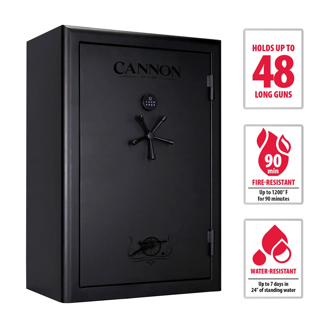 Cannon 48-Gun, 90 Min. Fire and Water Resistant Safe