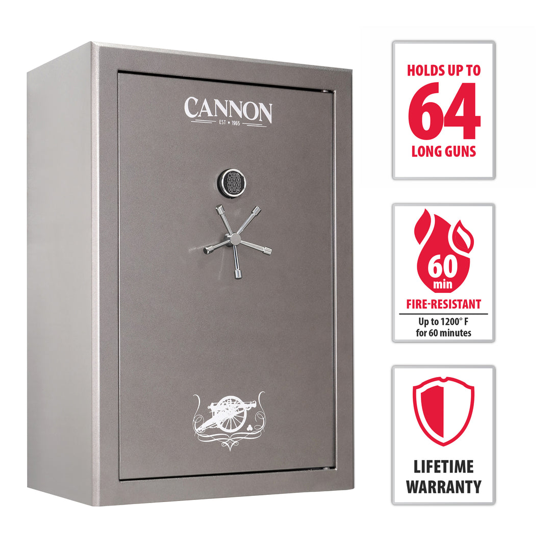Cannon 64-Gun, 60 Min. Fire Rated Convertible Safe (CJ)