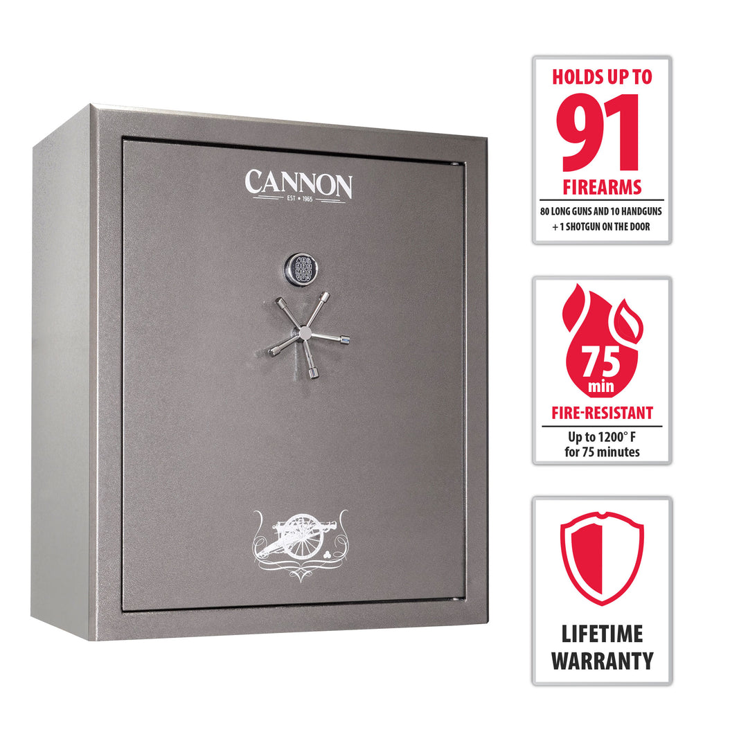 Cannon 80-Gun, 75 Min. Fire Rated Convertible Safe (CJ)