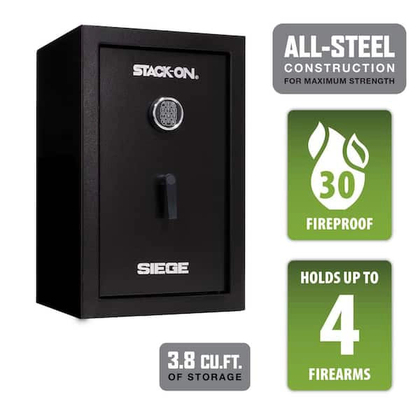 Stack-On Siege Fireproof Shooter's Safe